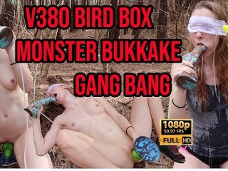 V380 Bird Box Monster Bukkake Gangbang
