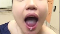 Petite Japanese Swimmer Gets Her Sweet Face Spunk Covered – Japanese Bukkake Orgy
