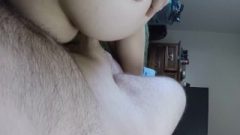 Step Sister Wakes Up Her Brother With A Blow-Job Then Fuck’s Him