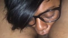My Black Stepsister Lost Bet And Blowing My Cock With Big Facial