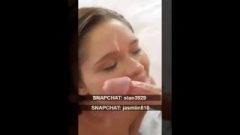 Innocent German Young Slut Get Enormous Facial Cum Shot Recorded For Snapchat