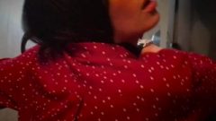 Arousing Brunette In Thighs Destroys Rough Pov Before Guests – Sperm On Ass-Hole