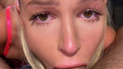 Emma Hix Juicy Deepthroat Pov Blow-Job, Smashed & Receives Enormous Facial