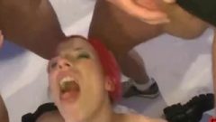 Slut On Slut Twat Licking And Intense Banging
